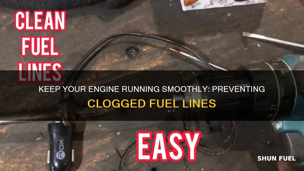 how to prevent gummed up fuel lines