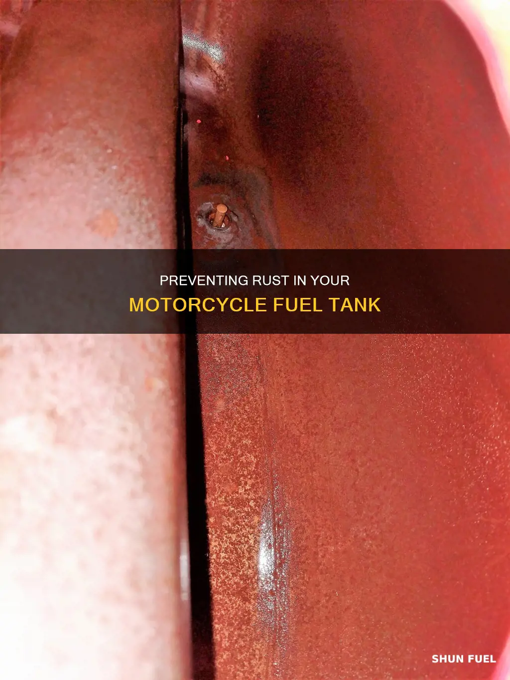 how to prevent rust in motorcycle fuel tank