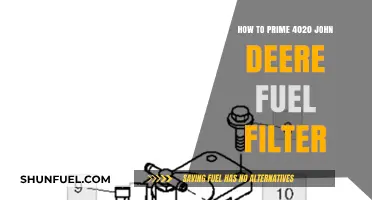 Priming Your John Deere: Fuel Filter Guide