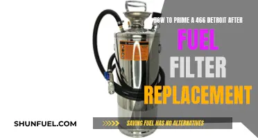 Priming a 466 Detroit: Post-Fuel Filter Replacement Guide