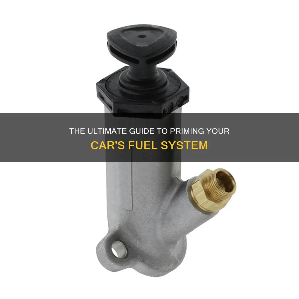 how to prime a car fuel system