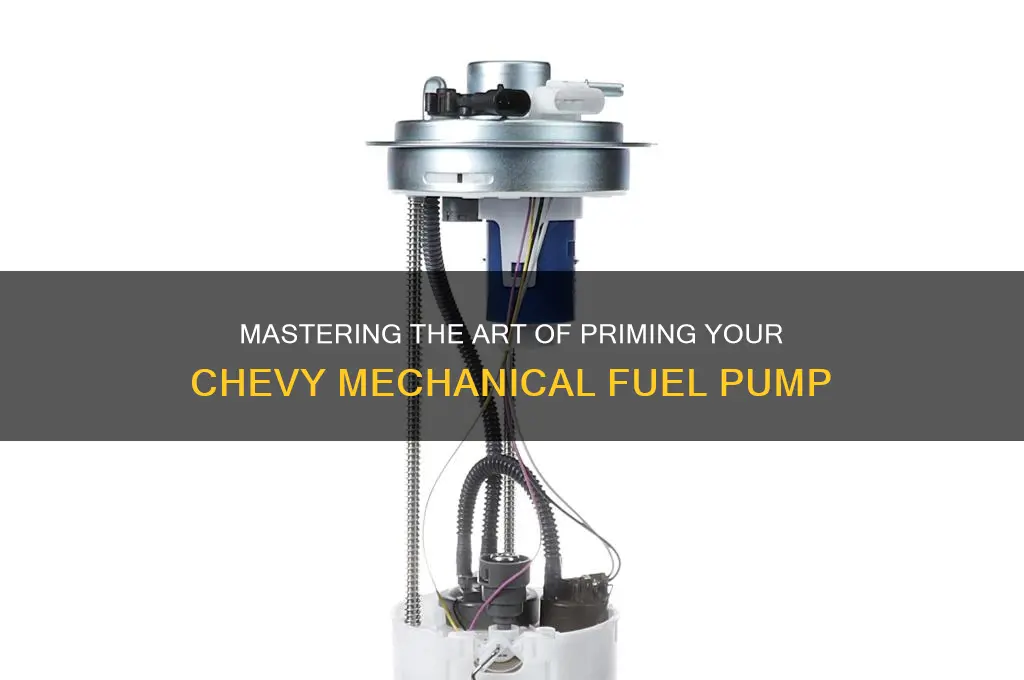 how to prime a chevy mechanical fuel pump