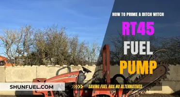 Step-by-Step Guide to Priming Your Ditch Witch RT45 Fuel Pump