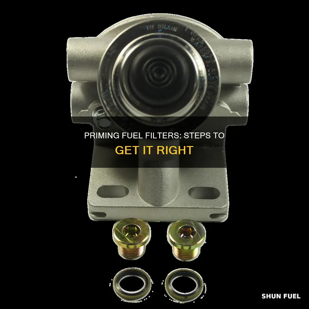 how to prime a fuel filter