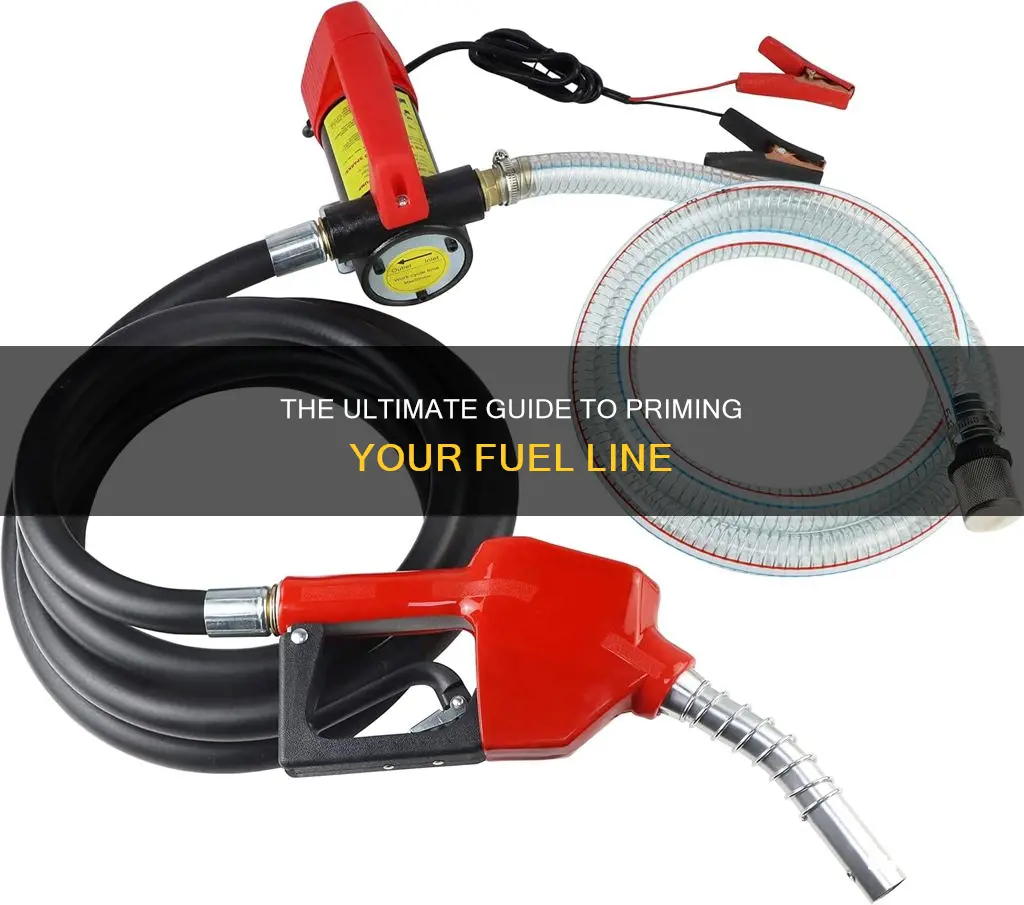 how to prime a fuel line