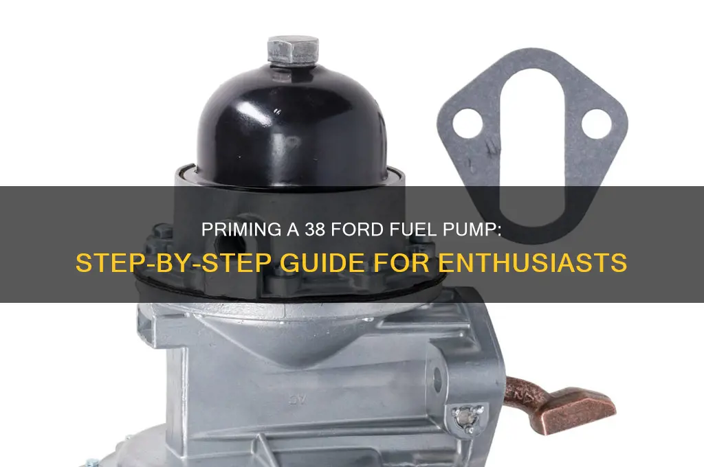 how to prime a fuel pump on 38 ford