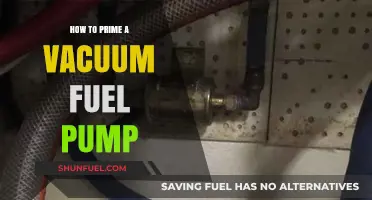 Mastering Vacuum Fuel Pump Priming: A Step-by-Step Guide for Efficiency