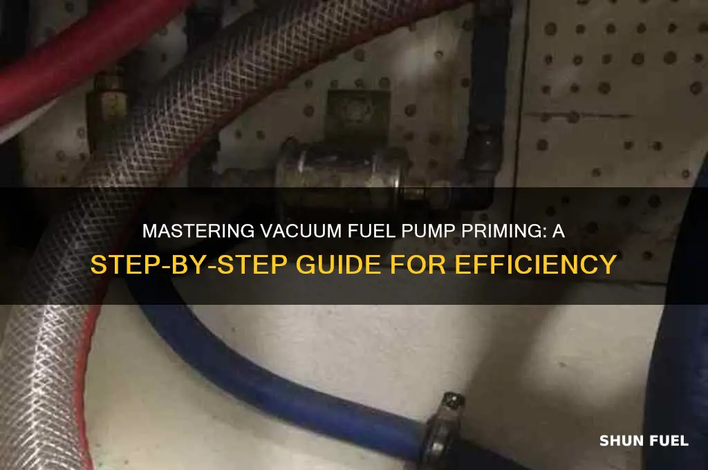 how to prime a vacuum fuel pump