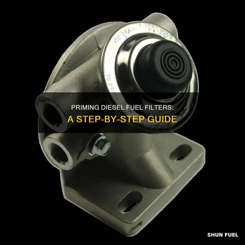 how to prime diesel fuel filter