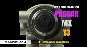 Priming the Fuel Filter on Paccar MX 13 Engines