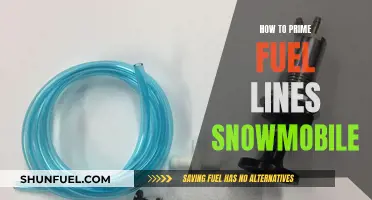 Mastering Snowmobile Fuel: A Guide to Priming Fuel Lines