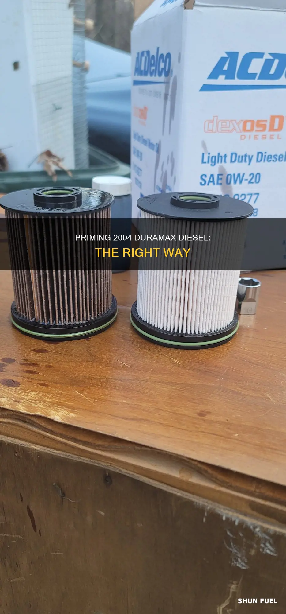 how to prime fuel on 2004 duramax diesel