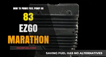 Priming Your 83 EZGO Marathon Fuel Pump: A Step-by-Step Guide