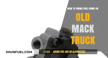 Priming Your Old Mack Truck's Fuel Pump: A Step-by-Step Guide