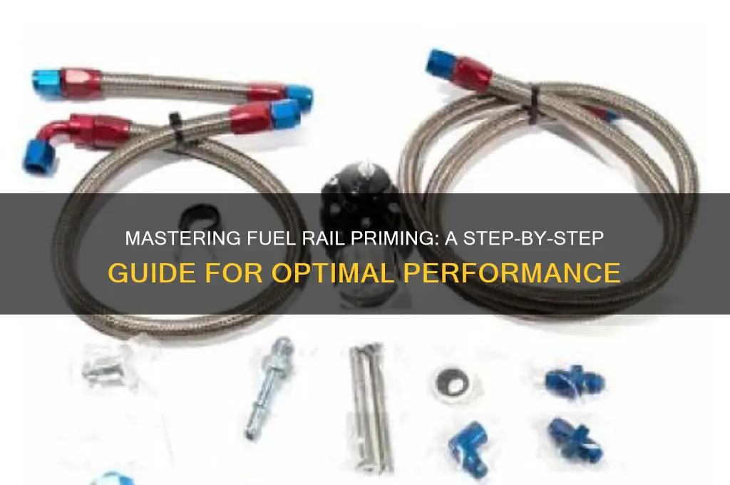 how to prime fuel rail