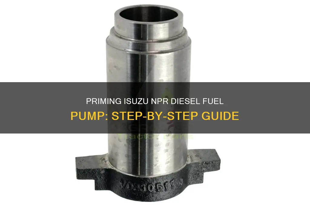 how to prime isuzu npr diesel fuel pump