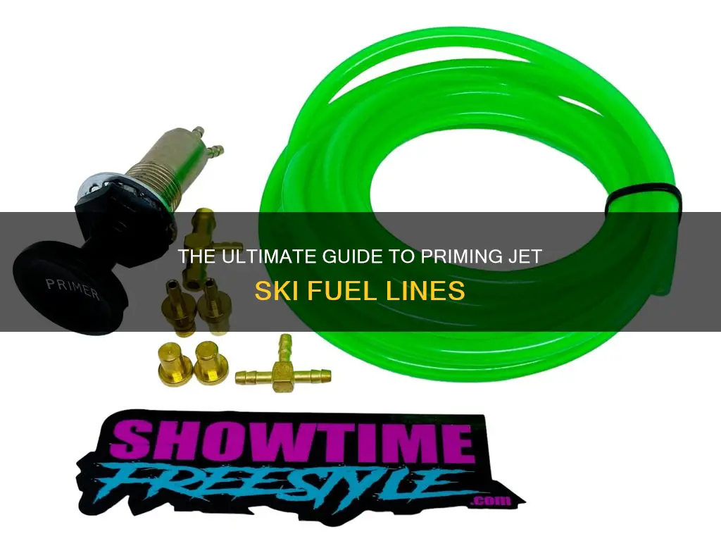 how to prime jet ski fuel lines