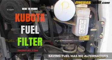 Priming Kubota Fuel Filters: Step-by-Step Guide