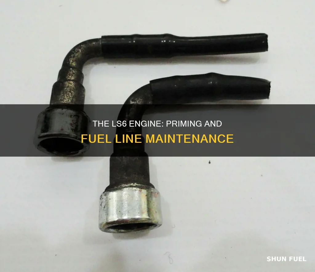 how to prime ls6 engine after replacing fuel line