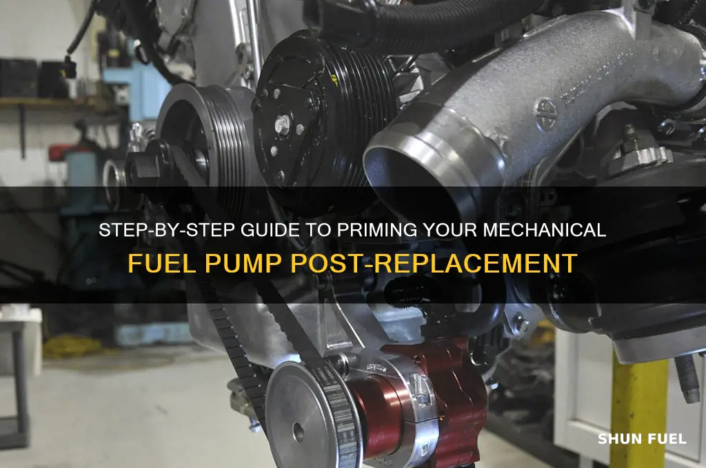 how to prime mechanical fuel pump after replacing