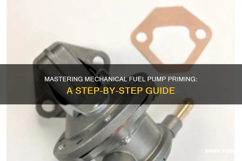 how to prime my machenical fuel pump
