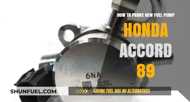 Priming Your 1989 Honda Accord's New Fuel Pump: Step-by-Step Guide