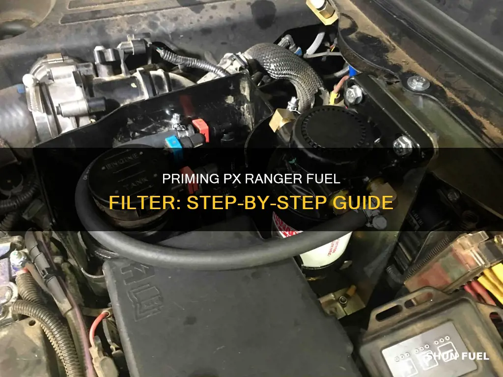 how to prime px ranger fuel filter