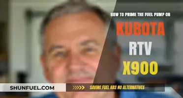 Priming the Fuel Pump on Your Kubota RTV X900: A Step-by-Step Guide