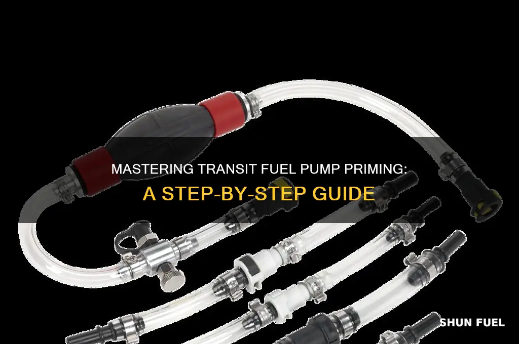 how to prime transit fuel pump