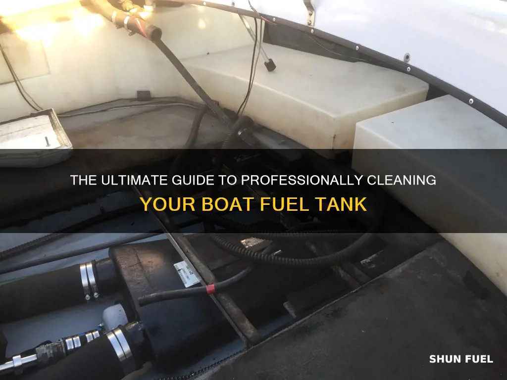 how to professionally clean a boat fuel tank