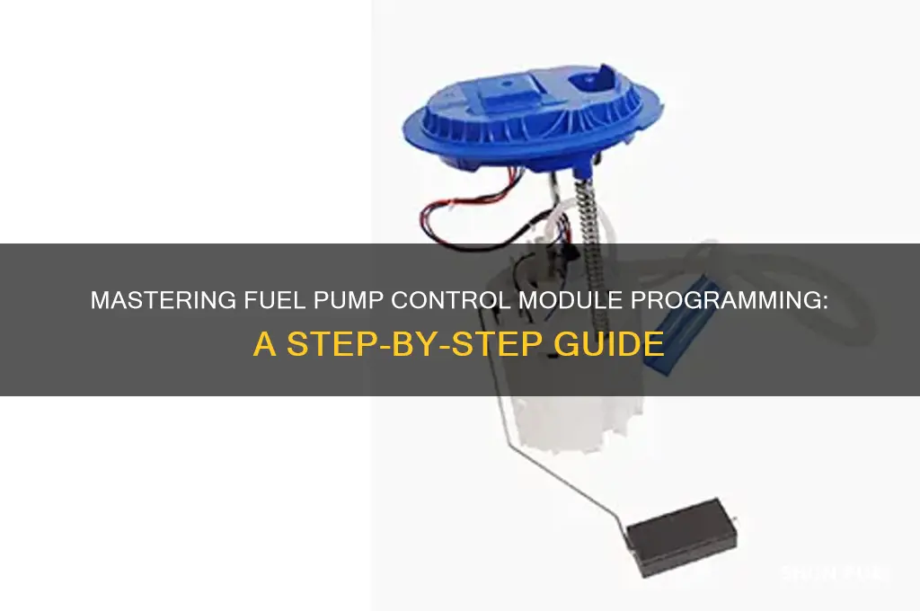 how to program a fuel pump control module