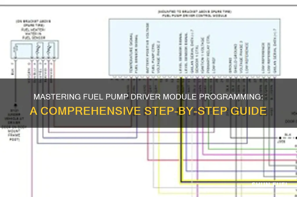 how to program fuel pump driver module
