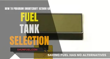SmartCraft SC1000: Programming Fuel Tank Selection