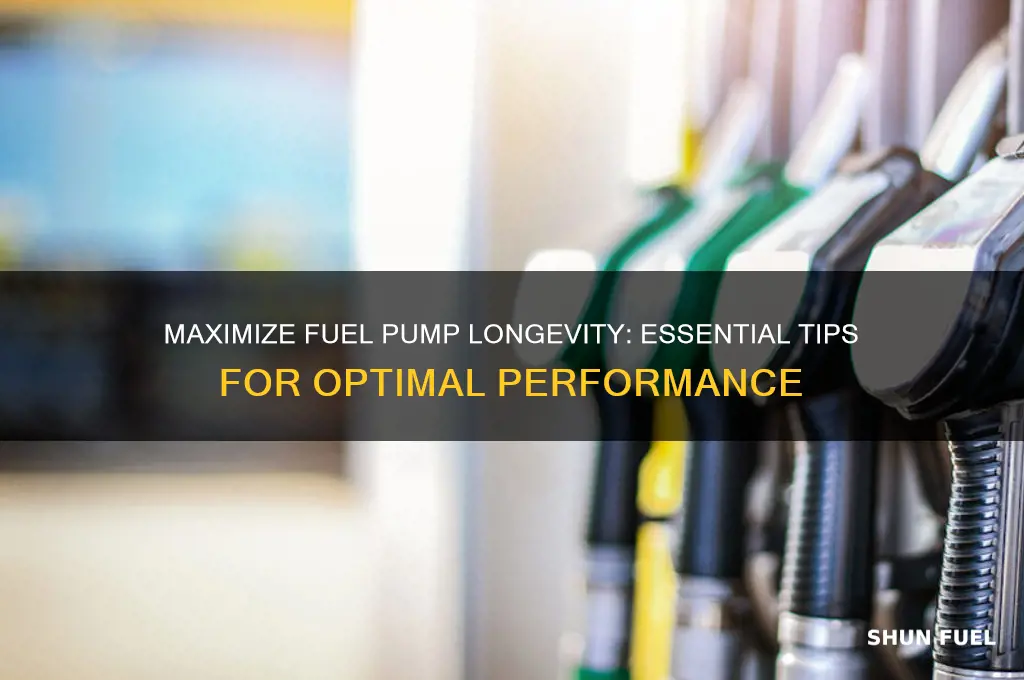 how to prolong fuel pump life