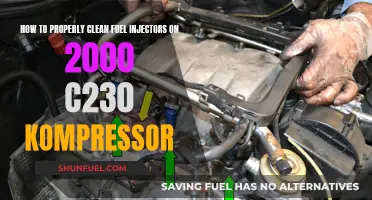 Proper Fuel Injector Cleaning for a 2000 C230 Kompressor