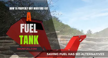 Drying Out a Fuel Tank: Steps to Success