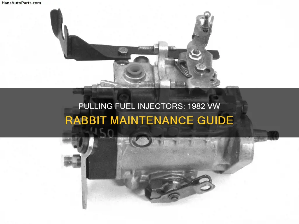 how to pull fuel injectors 1982 vw rabbit