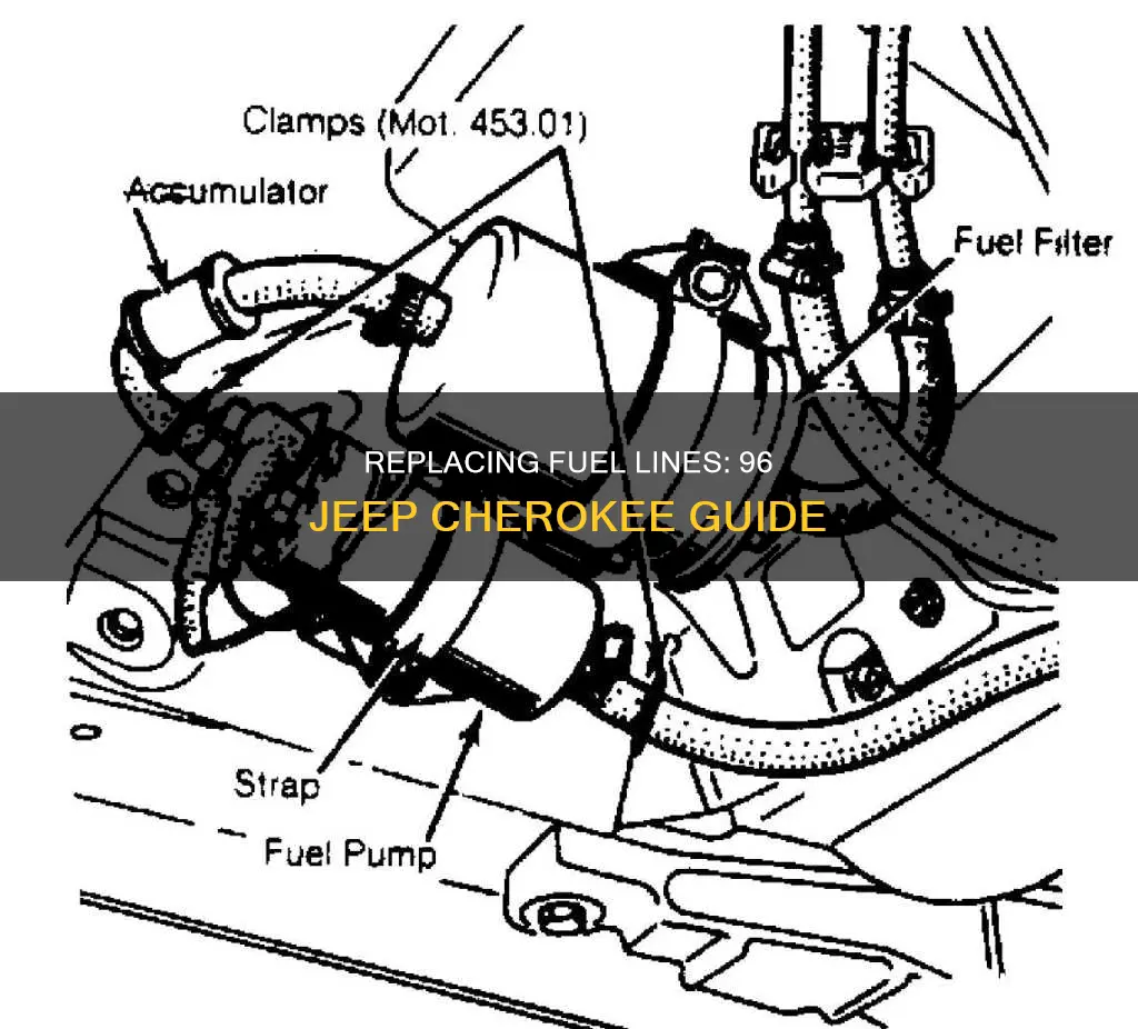how to pull fuel line on a 96 jeep cherokee