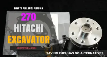 Step-by-Step Guide to Removing Fuel Pump on Hitachi 270 Excavator