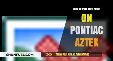 Step-by-Step Guide to Removing the Fuel Pump on a Pontiac Aztek