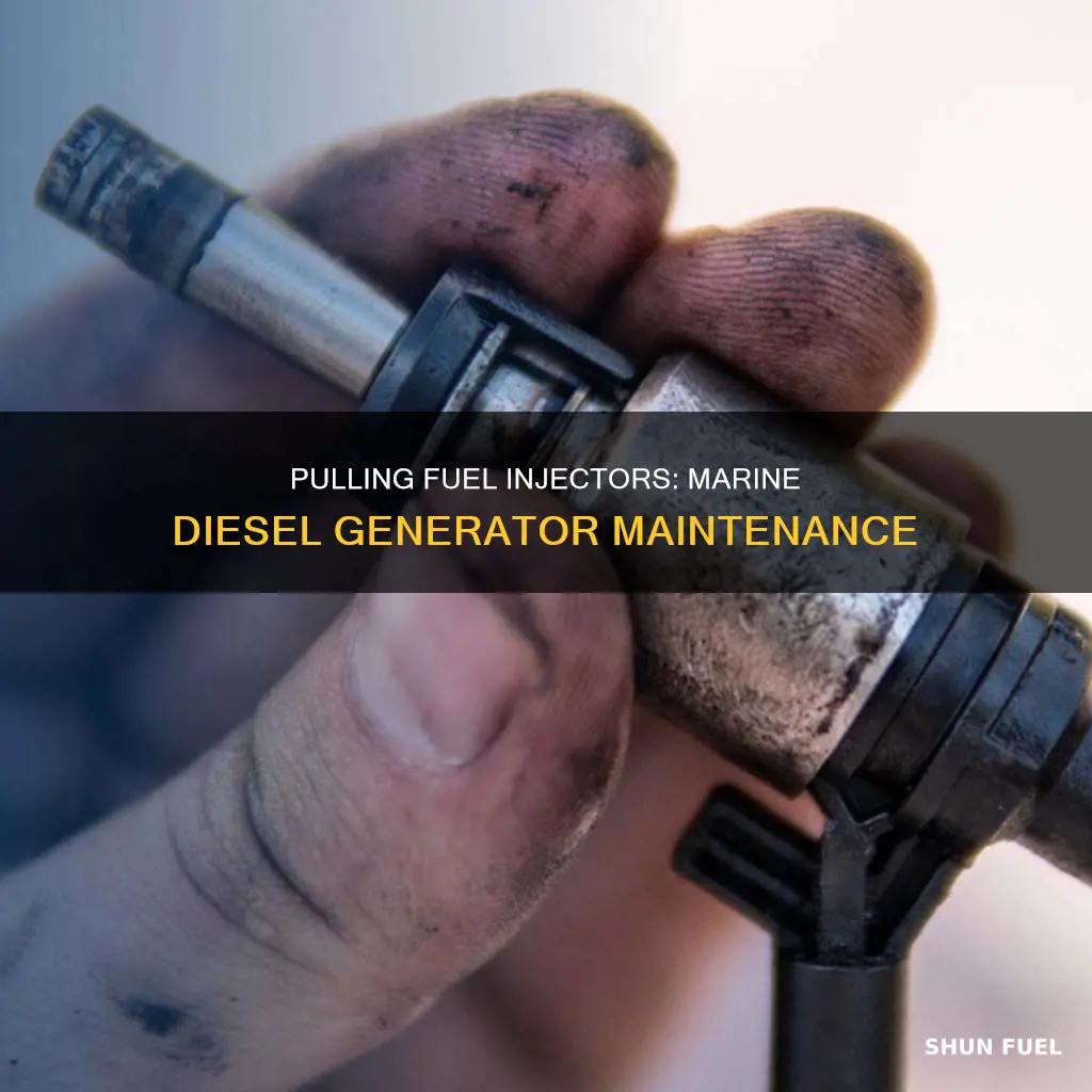 how to pull out fuel injectors in marine diesel generator