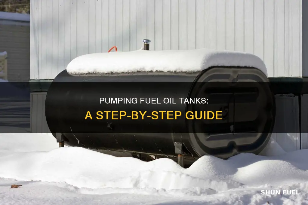 how to pump a fuel oil tank