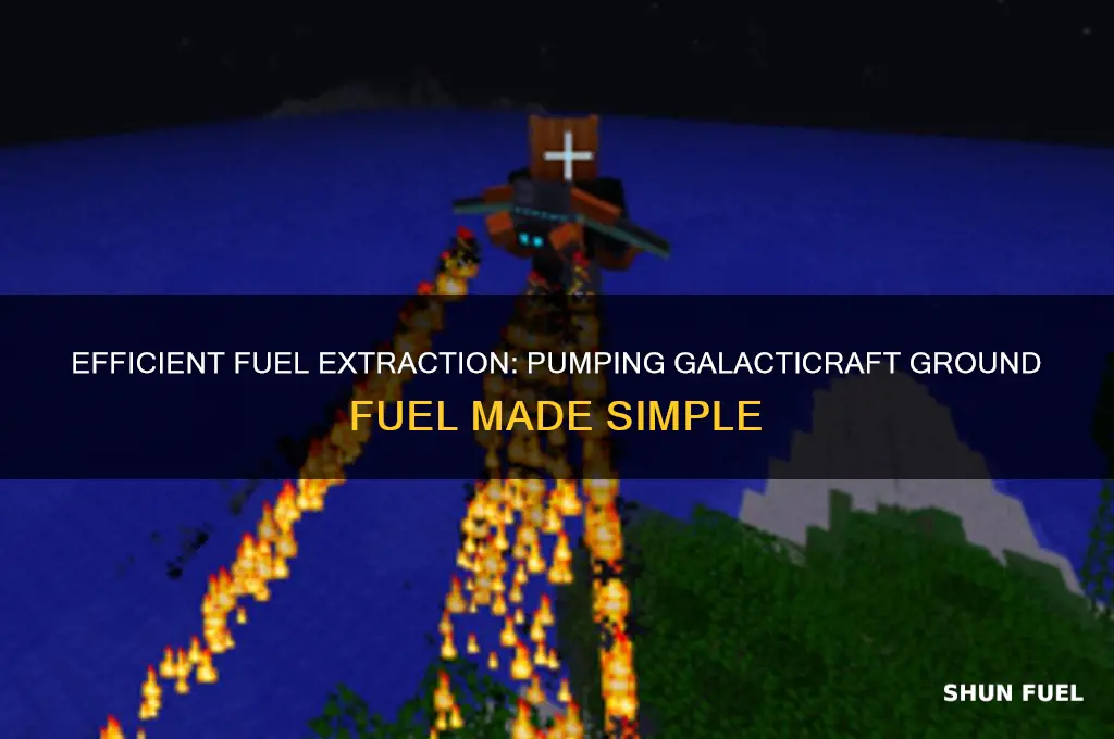 how to pump fuel from ground galacticraft