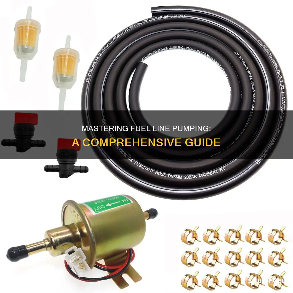 how to pump fuel line