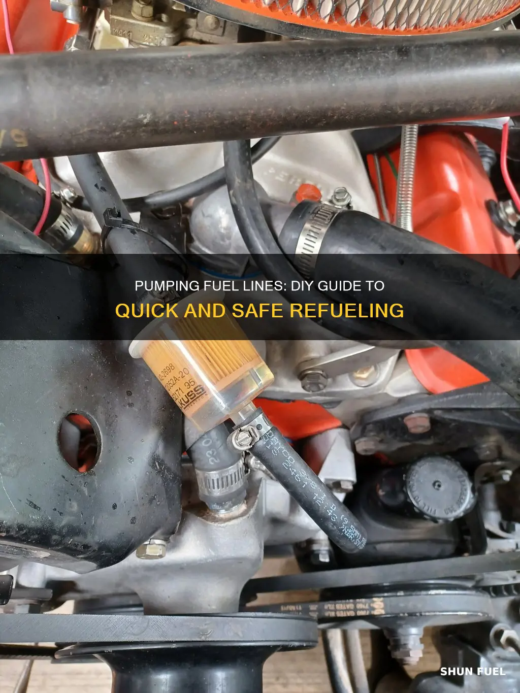 how to pump fuel line