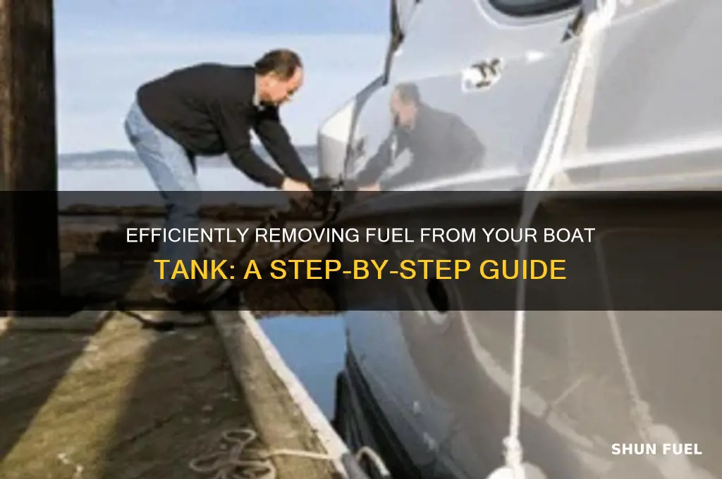 how to pump fuel out of a boat tank