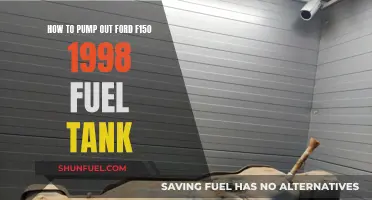 Efficiently Pumping Out Your 1998 Ford F150 Fuel Tank