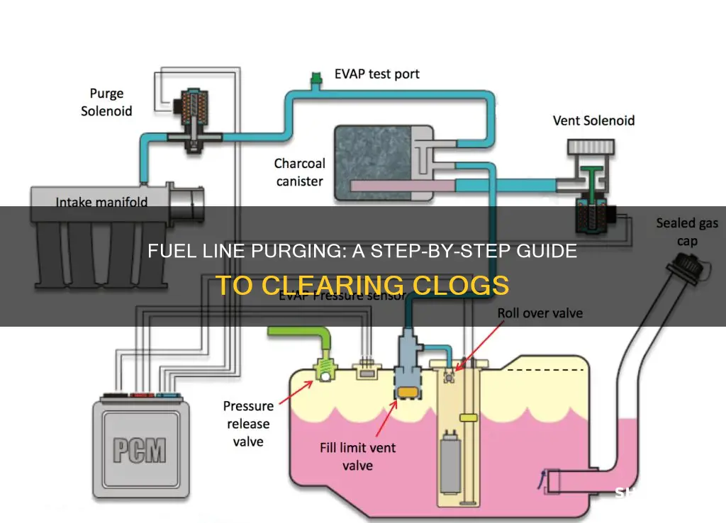 how to purge a fuel line