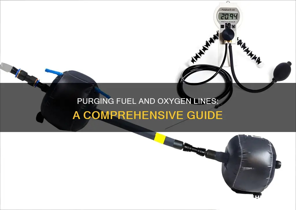 how to purge fuel and oxygen lines