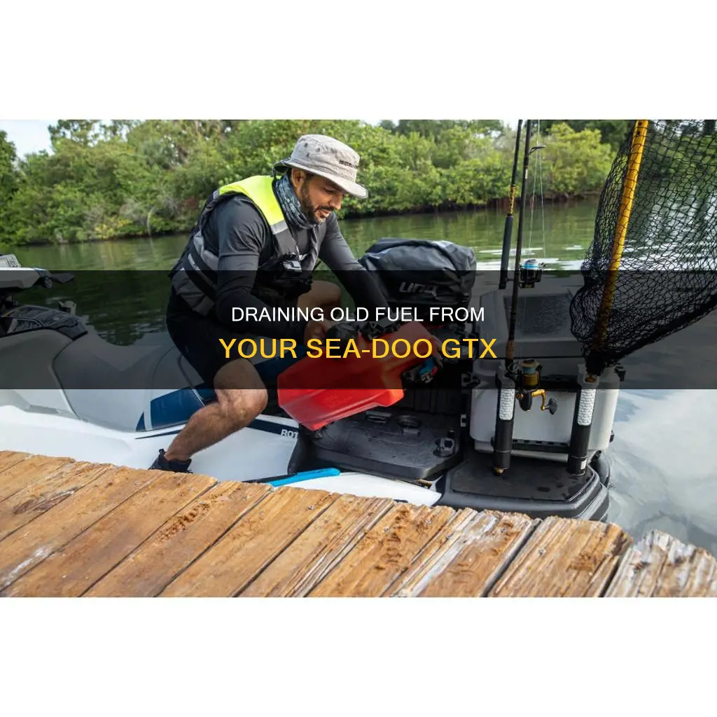 how to purge old fuel from tank of sea-doo gtx